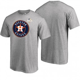 Men's Houston Astros Gray 2017 Postseason League Championship Series Bound Backstop T-Shirt