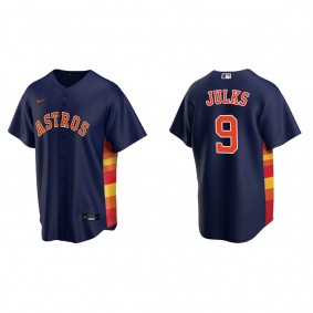 Men's Corey Julks Houston Astros Navy Replica Alternate Jersey