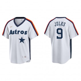 Men's Corey Julks Houston Astros White Cooperstown Collection Jersey