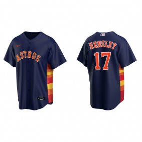 Men's David Hensley Houston Astros Navy Replica Alternate Jersey