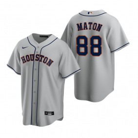 Houston Astros Phil Maton Gray Replica Road Jersey