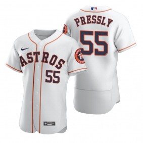 Men's Houston Astros Ryan Pressly Nike White Authentic Home Jersey