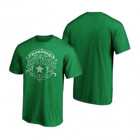 Men's St. Patrick's Day Houston Astros Green Tullamore T-Shirt