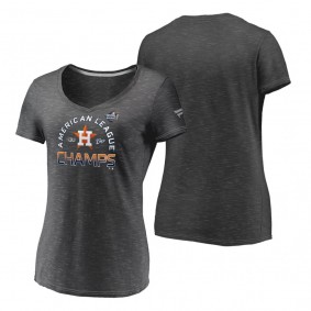 Women's Houston Astros Charcoal 2019 American League Champions Locker Room T-Shirt