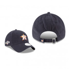 Women's Houston Astros Navy 2019 Postseason 9TWENTY Adjustable Side Patch Hat