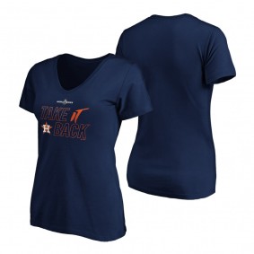 Women's Houston Astros Navy 2019 World Series Authentic Collection T-Shirt