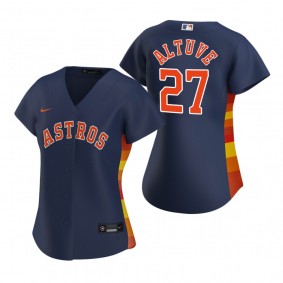 Women's Houston Astros Jose Altuve Nike Navy 2020 Replica Alternate Jersey