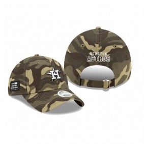 Women's Houston Astros Camo 2021 Armed Forces Day 9TWENTY Hat