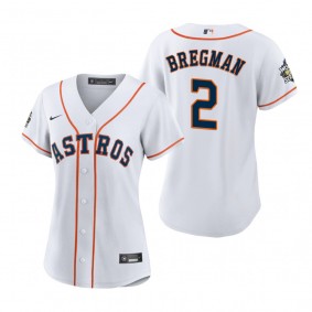 Women's Houston Astros Alex Bregman White 2022 World Series Replica Jersey