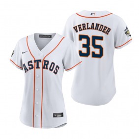 Women's Houston Astros Justin Verlander White 2022 World Series Replica Jersey