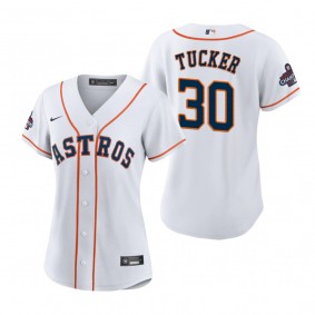 Women's Houston Astros Kyle Tucker White 2022 World Series Champions Replica Jersey