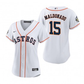 Women's Houston Astros Martin Maldonado White 2022 World Series Replica Jersey