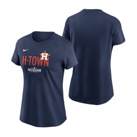 Houston Astros Navy 2021 Postseason T-Shirt Women's