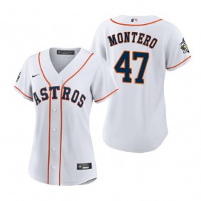 Women's Houston Astros Rafael Montero White 2022 World Series Replica Jersey