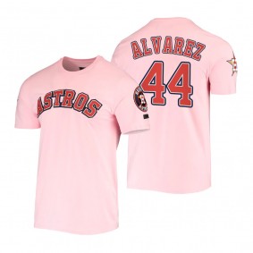 Houston Astros Yordan Alvarez Pink Pro Standard Club T-Shirt