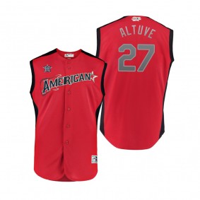 Youth American League Astros Jose Altuve Red 2019 MLB All-Star Game Jersey