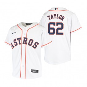 Youth Houston Astros Blake Taylor Nike White Replica Home Jersey