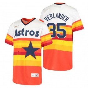 Youth Houston Astros Justin Verlander Nike White Cooperstown Collection Home Jersey