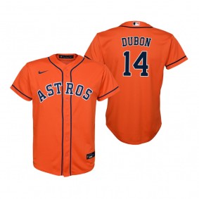 Youth Houston Astros Mauricio Dubon Orange Replica Alternate Jersey