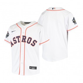 Youth Houston Astros White 2022 World Series Replica Jersey