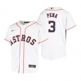 Youth Houston Astros Jeremy Pena Nike White Replica Home Jersey