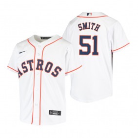 Youth Houston Astros Will Smith White Replica Home Jersey